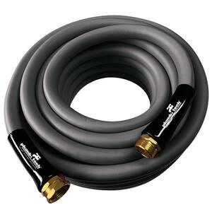 5/8 in. dia. x 50 ft. Commercial, Home and Garden, Black Nitrile Rubber Multi-Purpose Hot/Cold Water Hose: BP 300-Piece