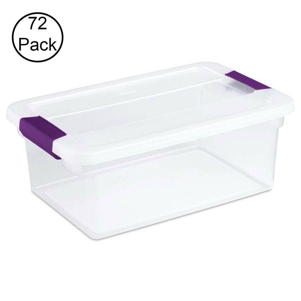 15 Qt. Plastic Stackable Storage Container Tote with Lid (72 Pack) price history on PriceWatchPro