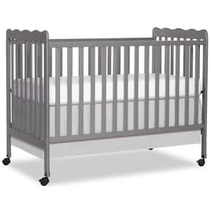 Carson Classic Steel Grey 3-in-1 convertible Crib