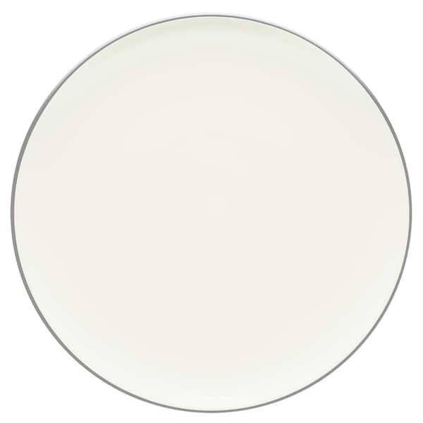Noritake Colorwave Slate Grey Stoneware Coupe Dinner Plate 10-1/2 in.
