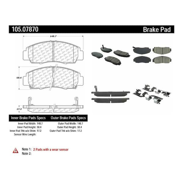 Centric Parts Disc Brake Pad Set