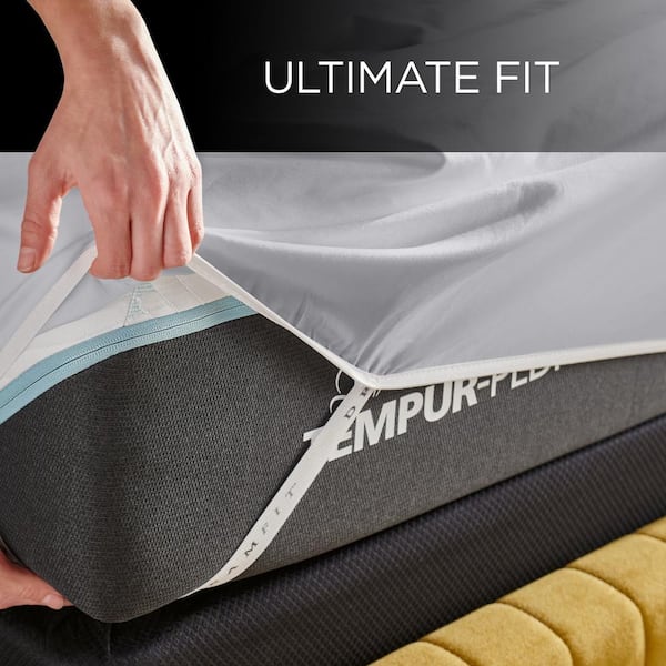 TEMPUR Luxe Cool Gray Egyptian Cotton Full Sheet Set