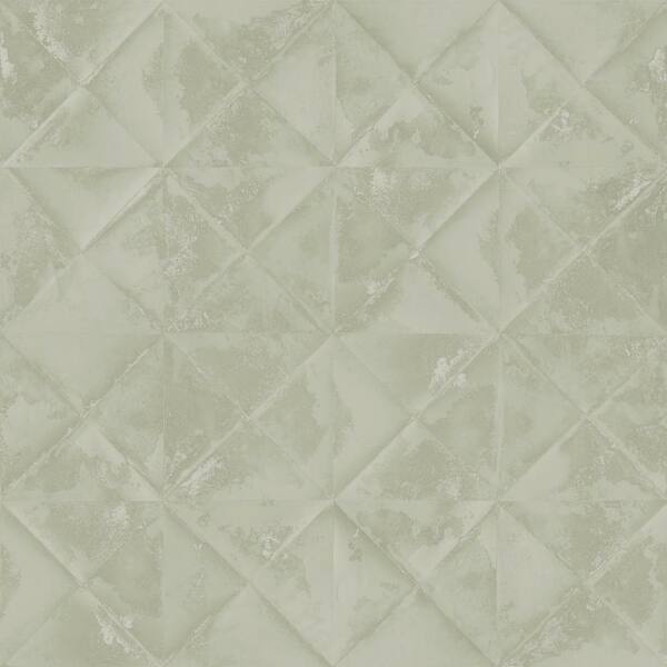 RoomMates 28.18 sq. ft. Reclaimed Tin Diamond Peel and Stick Wallpaper
