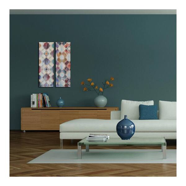 Unbranded 24 in. x 36 in. "Bronte" Set of Embellished Painting Prints on Canvas Wall Art