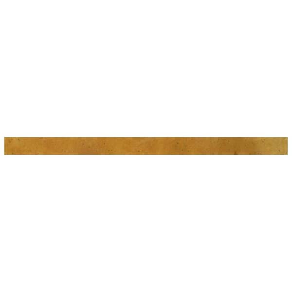 Antiek Orange 1 x 8 Glossy Ceramic Pencil Tile Trims (0.7 sq. ft./case) (10-Pack)