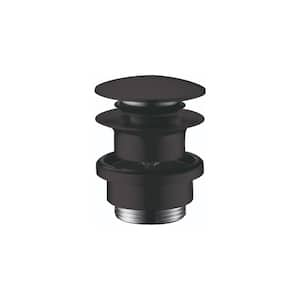 2-1/2 in. Brass Sink Drain, Matte Black