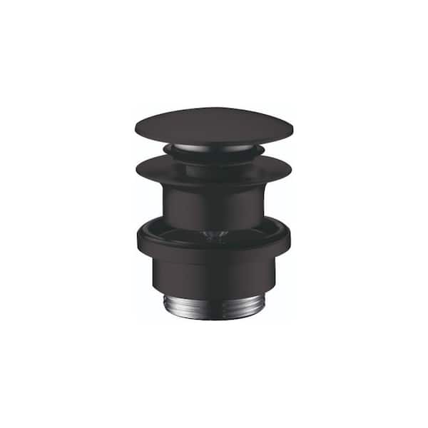 Hansgrohe 2-1/2 in. Brass Sink Drain, Matte Black