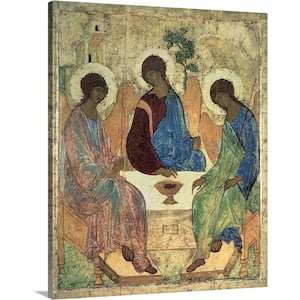 "The Holy Trinity, 1420s" by Andrei Rublev Canvas Wall Art