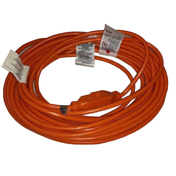 HDX 50 ft. 16/3 Light Duty Indoor/Outdoor Extension Cord, Orange