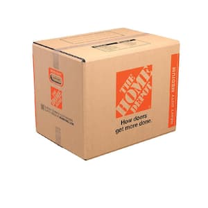 21 in. L x 15 in. W x 16 in. D Heavy-Duty Medium Moving Box with Handles