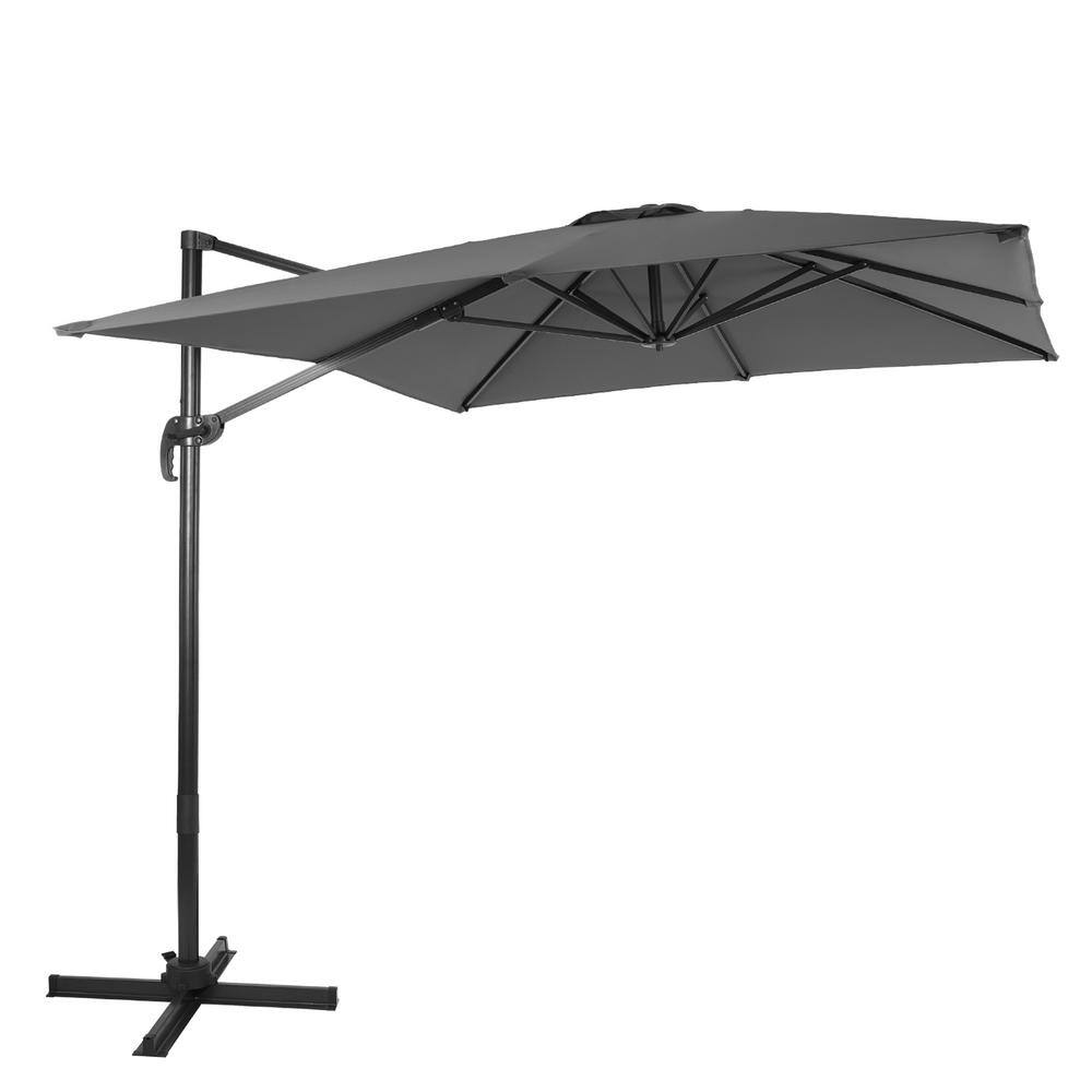 JOYESERY 10 ft. x 8 ft. Outdoor Rectangular Cantilever Patio Umbrella