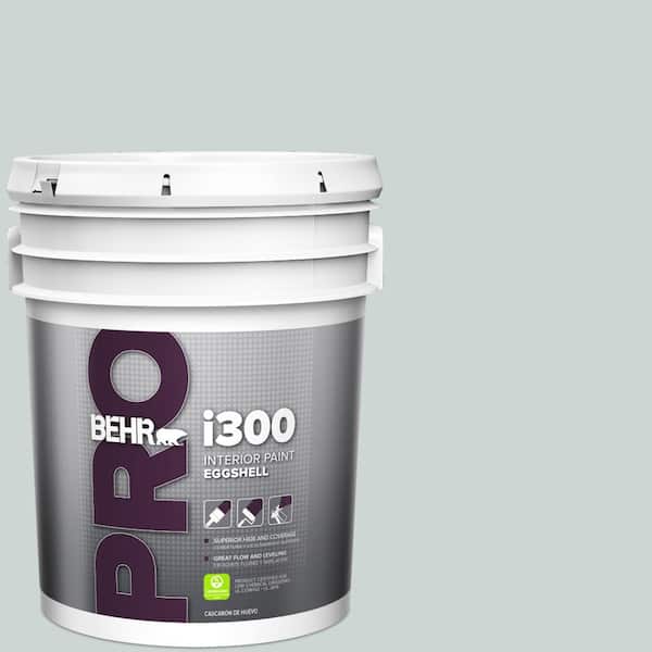BEHR PRO 5 gal. #ECC-34-1 Pacific Mist Eggshell Interior Paint