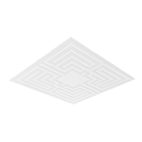 Ceiling Tiles, 12-Pack 24 in. x 24 in., Drop Ceiling Tiles Premium PVC Sheet (48 sq. ft.)