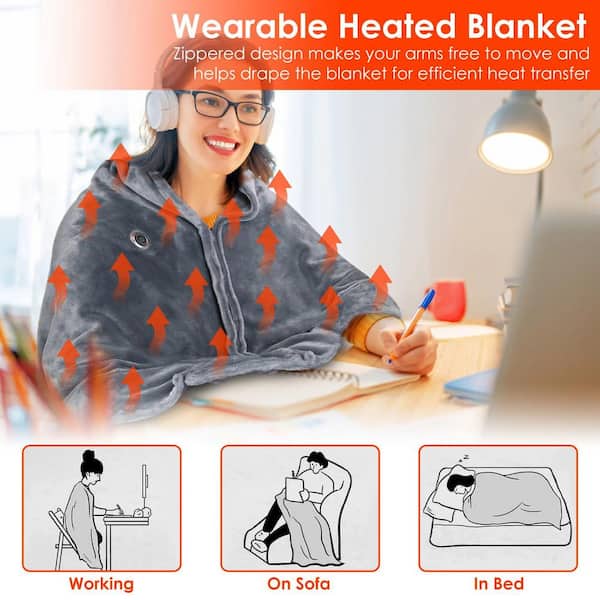 Comfort Heated Throw - Warm Blanket | 600g Electric Heating