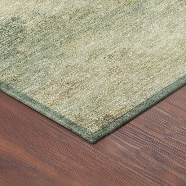 Chantille Machine Washable Indoor/Outdoor Abstract ACN2367 Aloe 10 ft. x 14 ft. Area Rug