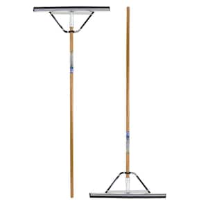 Professional 24 in. Floor Squeegee with Handle (2-Pack)