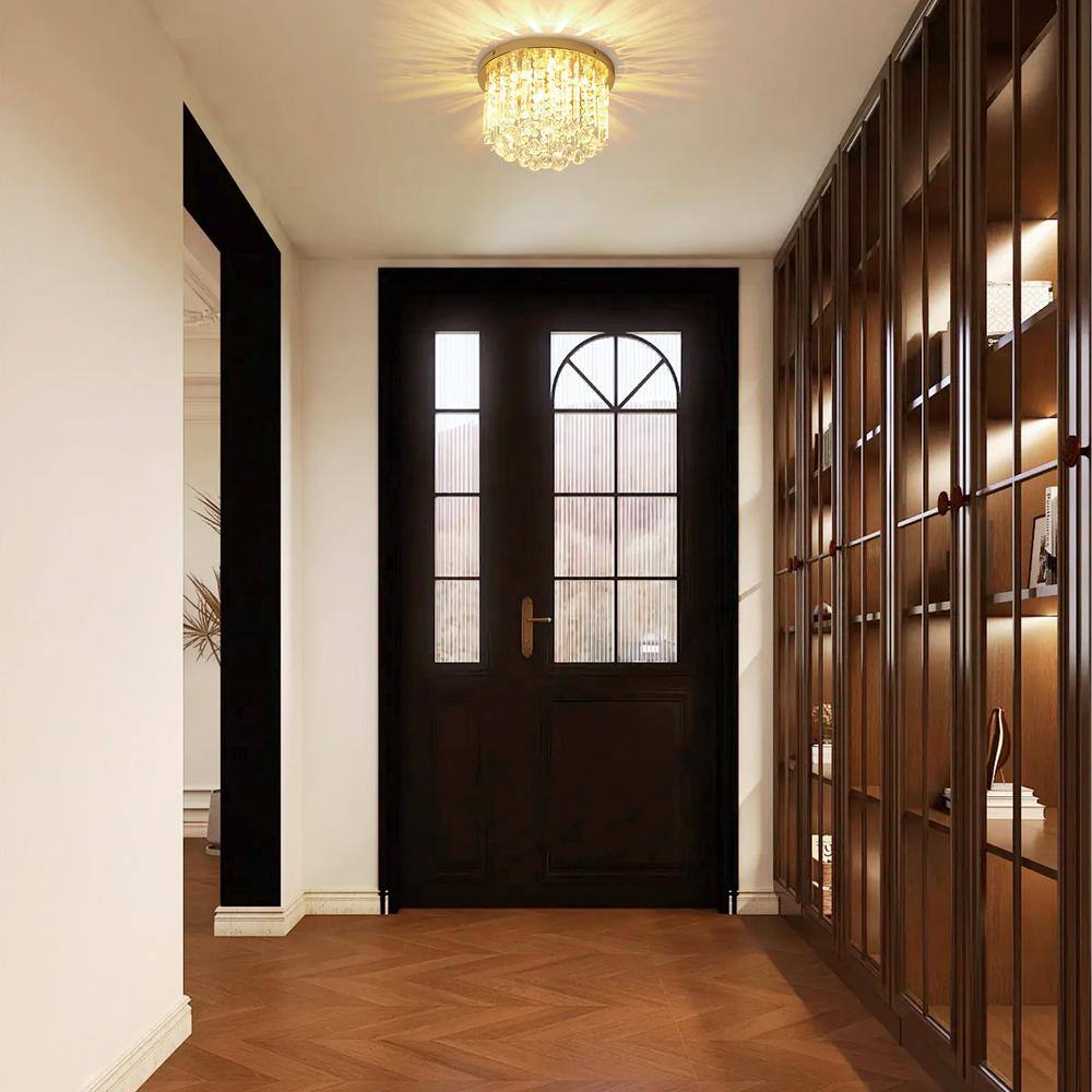 Reviews for TOZING 12 in. Modern LED Crystal Kitchen Chandelier Ceiling