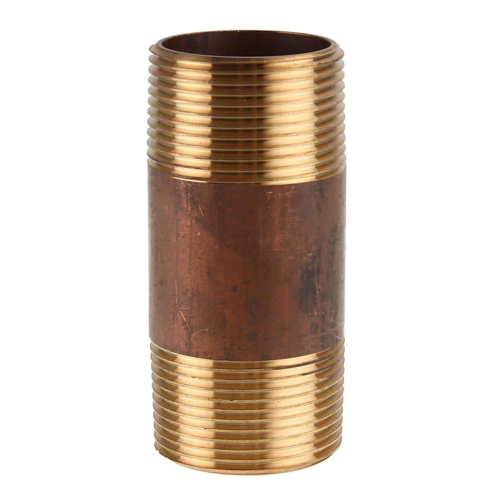 1-1/4 in. x 3-1/2 in. MIP Brass Nipple Fitting price history on PriceWatchPro