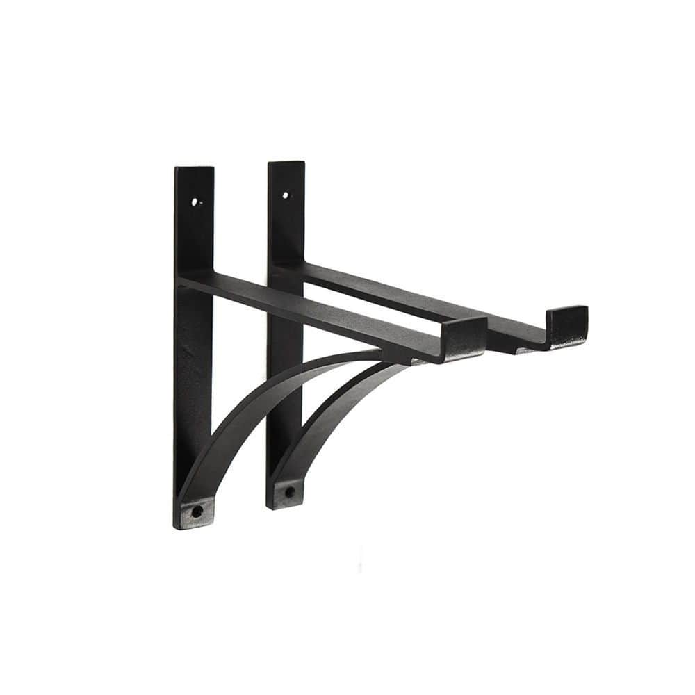 Rookwood Brackets for Shelf Mantle Flower Box, Set of 2, 12.5 Inch Wide, Black Powder Coat Finish price history on PriceWatchPro