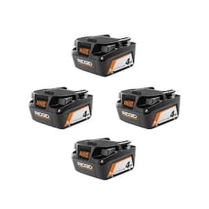 18V Lithium-Ion 4.0 Ah Battery (4-Pack)