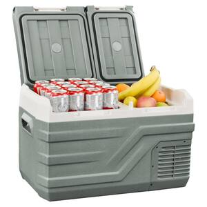 25 Qt. 12-Volt Car Refrigerator Dual Zone Car Fridge Freezer Electric Cooler Portable Fridge with Independent Control
