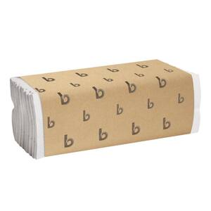 C-Fold Paper Towels Bleached White (200 Sheets per Pack, 12 Packs per Carton)