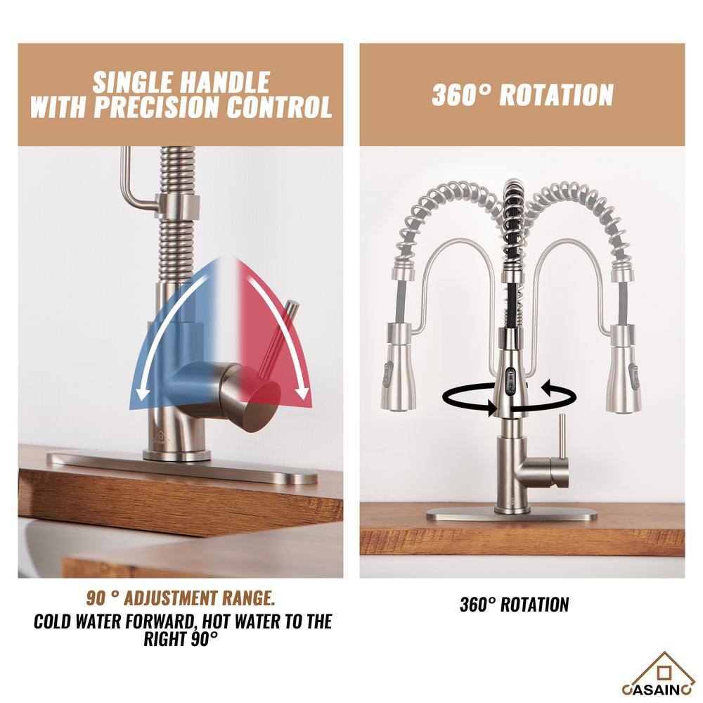 30" Stainless Steel Single Bowl Undermount Kitchen Sink with Faucet