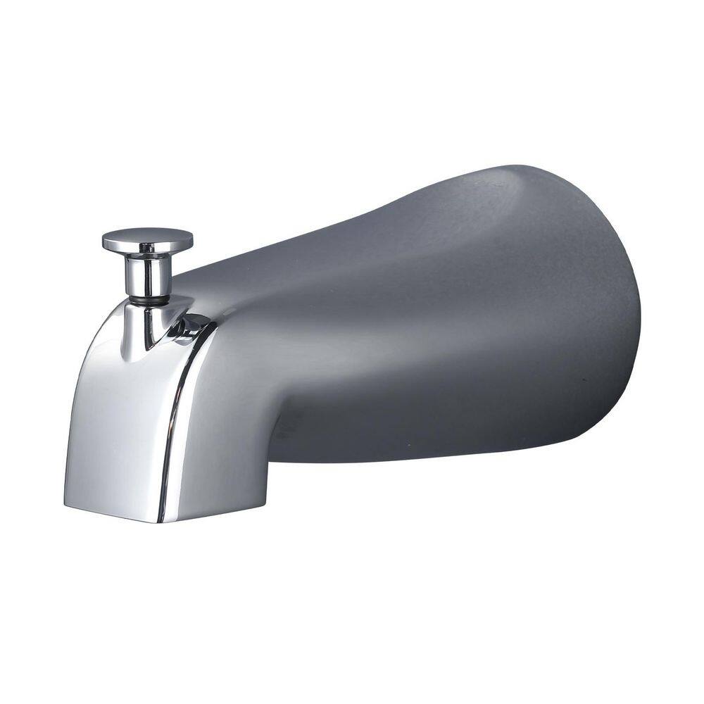 Bath Tub Spout with Universal Connection and Pull-Up Diverter in Polished Chrome price history on PriceWatchPro