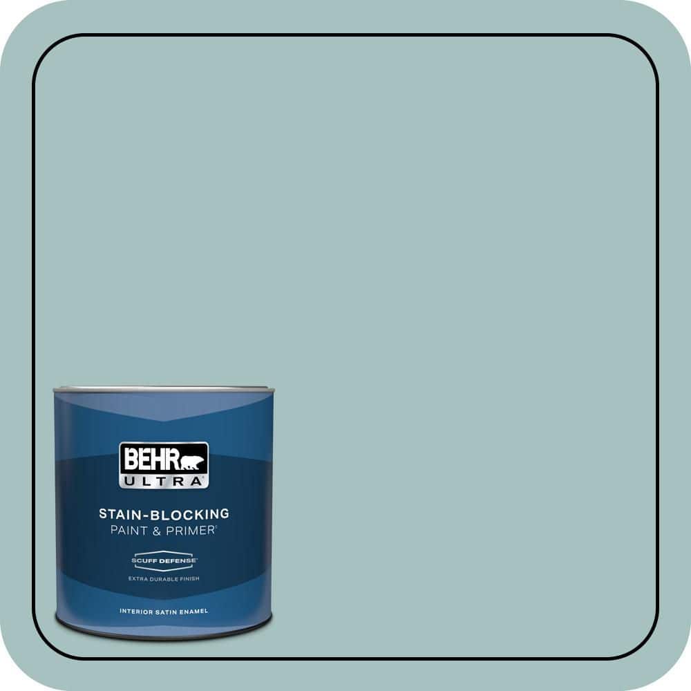 1 qt. #500F-4 Swan Sea Extra Durable Satin Enamel Interior Paint & Primer price history on PriceWatchPro