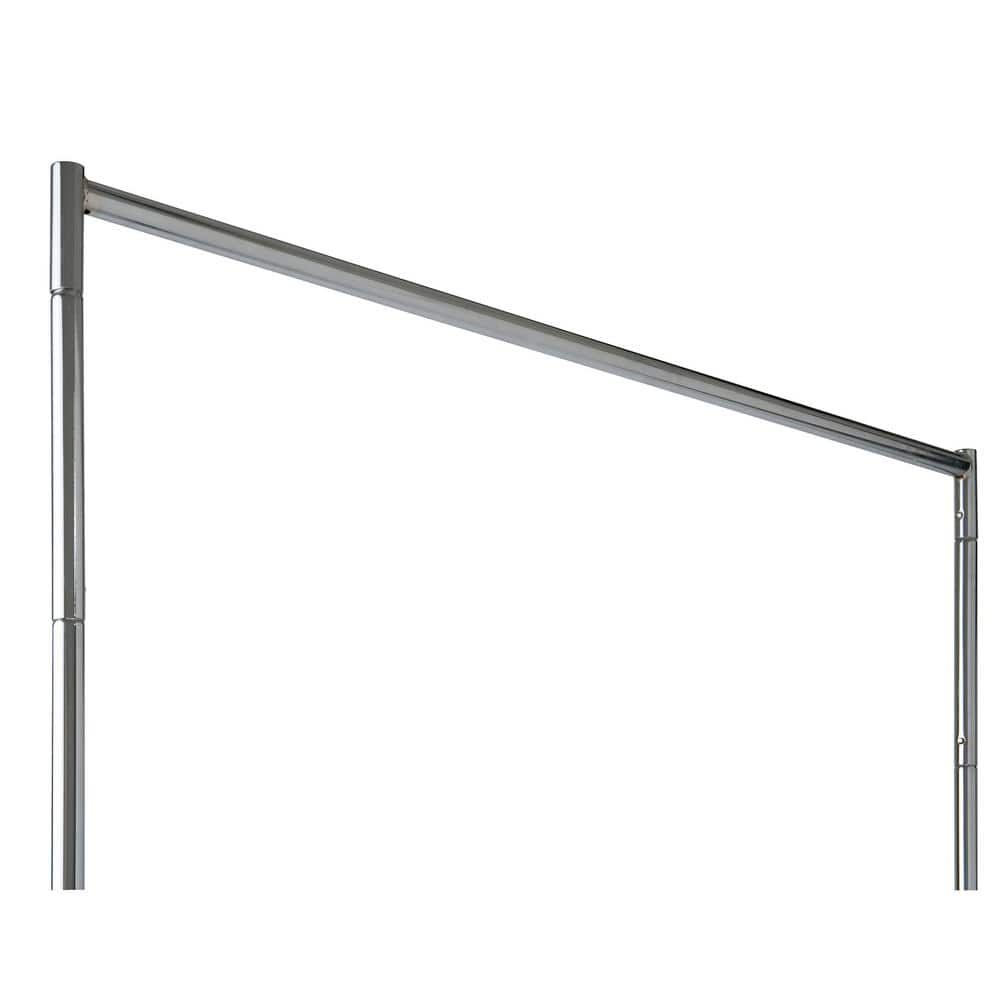 CLOTHES GARMENT MINI RAILS in Chrome Length Adjustable from 81cm to 142cm 447 