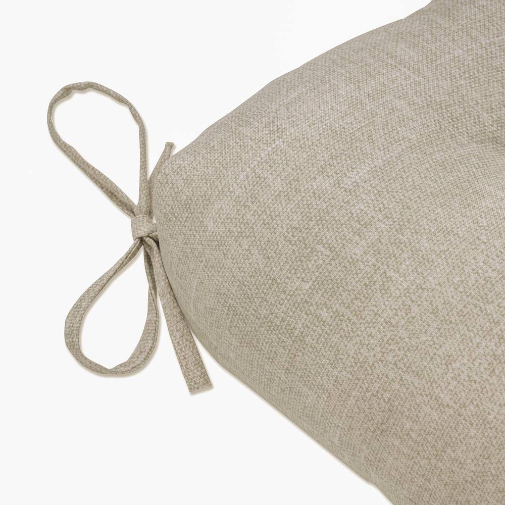 Tory Bisque 44" Tufted Outdoor/Indoor Bench Cushion