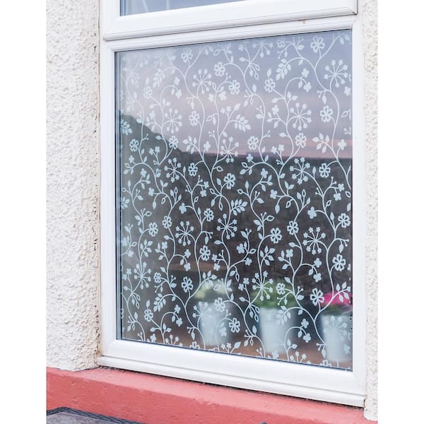 Vvivid 36" x 6ft Gray pebbles Window Privacy Sticker 