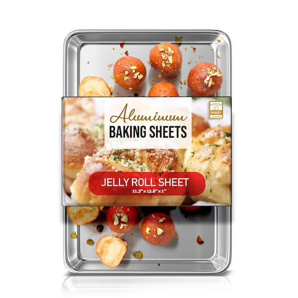 Professional 18-Gauge Aluminum Baking Sheet Jelly Roll Pan, Perforated –  TOP-KITCHEN
