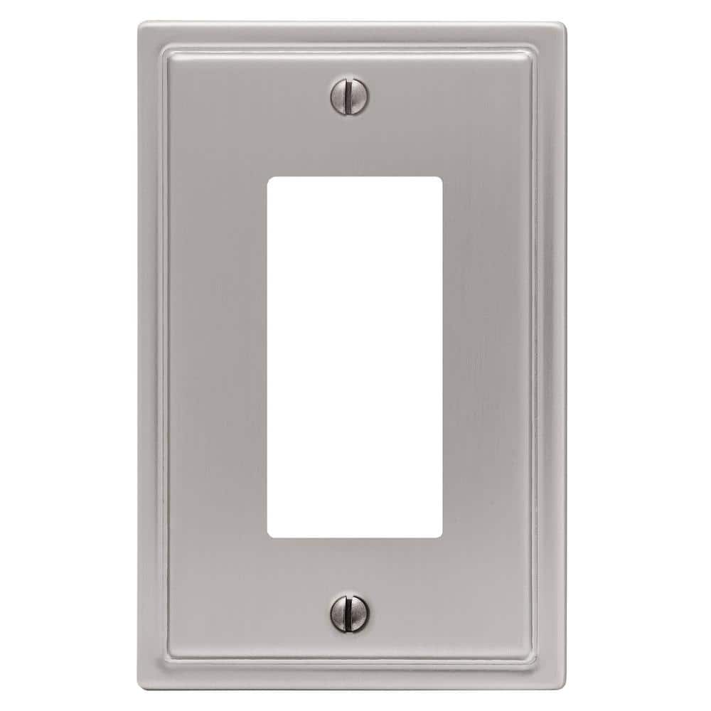 Moderne 1 Gang Rocker Steel Wall Plate - Brushed Nickel price history on PriceWatchPro