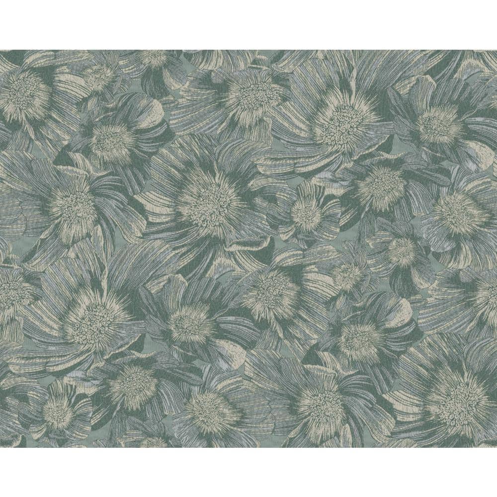 Anemoni Teal Wallpaper