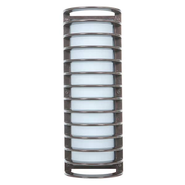 Access Lighting Bermuda Large 1-Light Satin LED Outdoor Wall Mount Sconce