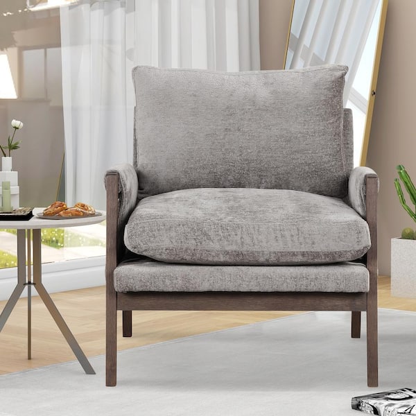 Modern velvet accent online living room arm chair