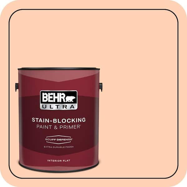 BEHR ULTRA 1 gal. #P200-2A Hug Goodbye Extra Durable Flat Interior Paint & Primer