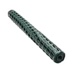 25 ft. L x 36 in. H Plastic Fencing Hardware Cloth in Green with 2 in. x 2 in. Mesh Size Garden Fence