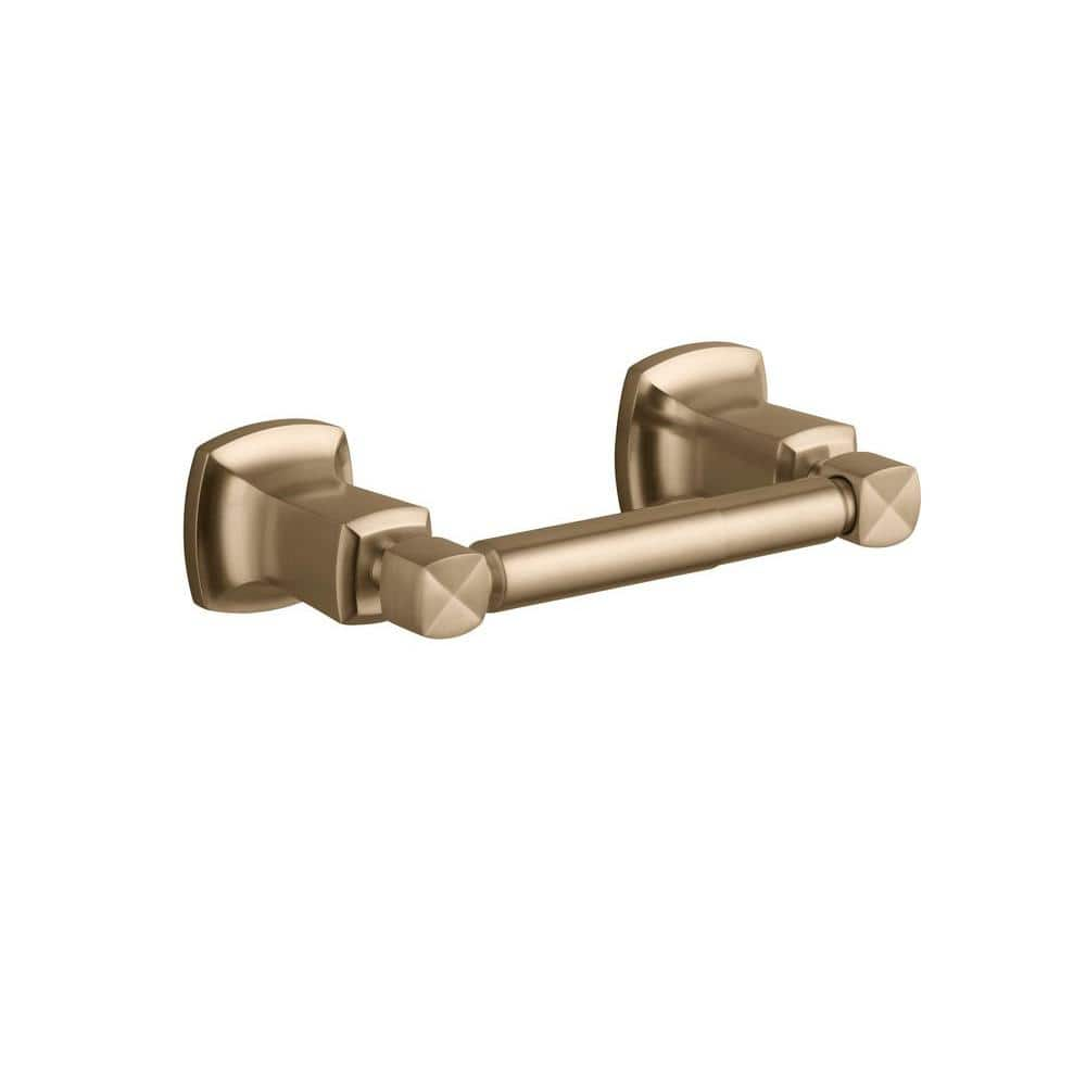 Kohler K-26537-2BZ Oil Rubbed Bronze (2BZ) Industrial Wall Mounted Spring  Bar Toilet Paper Holder 