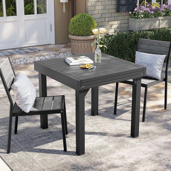 Set Of 4 Gray Stacking Aluminum Armless Chairs Set Of 4 Gray Stacking Aluminum Armless Chairs