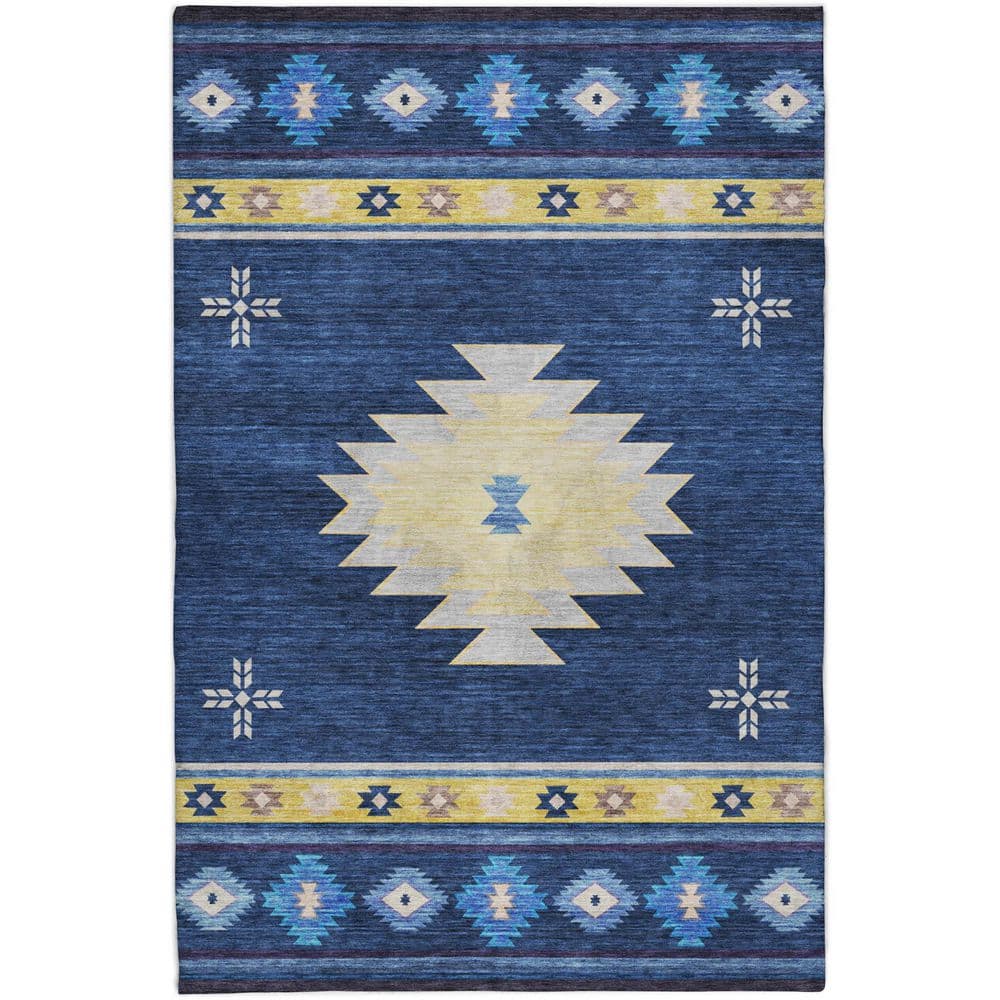 Addison Rugs Dream Shag Premium Machine Washable Abstract ADS179 Blue 3 ...