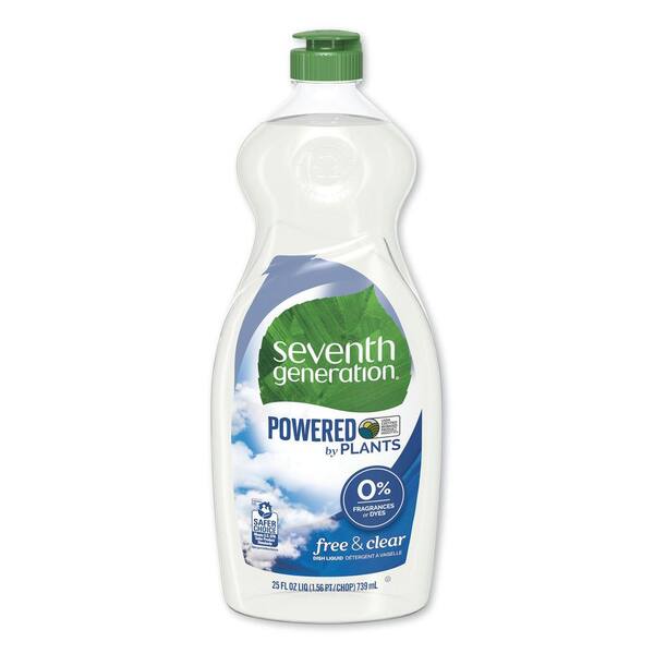 SEVENTH GENERATION 25 oz. Free and Clear Scent Dishwashing Liquid (Case of 12)