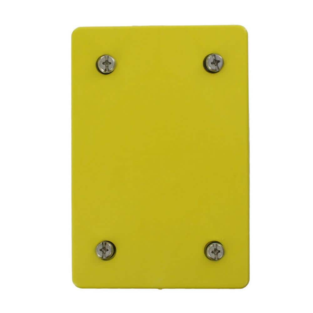 UPC 078477073421 product image for Wetguard Outlet Blank Plate and Gasket, Yellow | upcitemdb.com