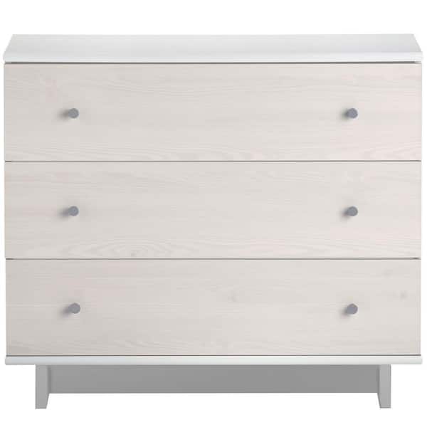 Little Seeds Maple Lane Dove 3-Drawer White Dresser (30.5 in. H x 35.5625 in. W x 17.9375 in. D)