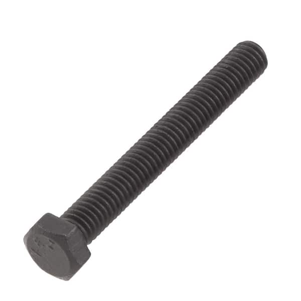 3/8 in. -16 x 3 in. Black Hex Bolt (15-Pack)