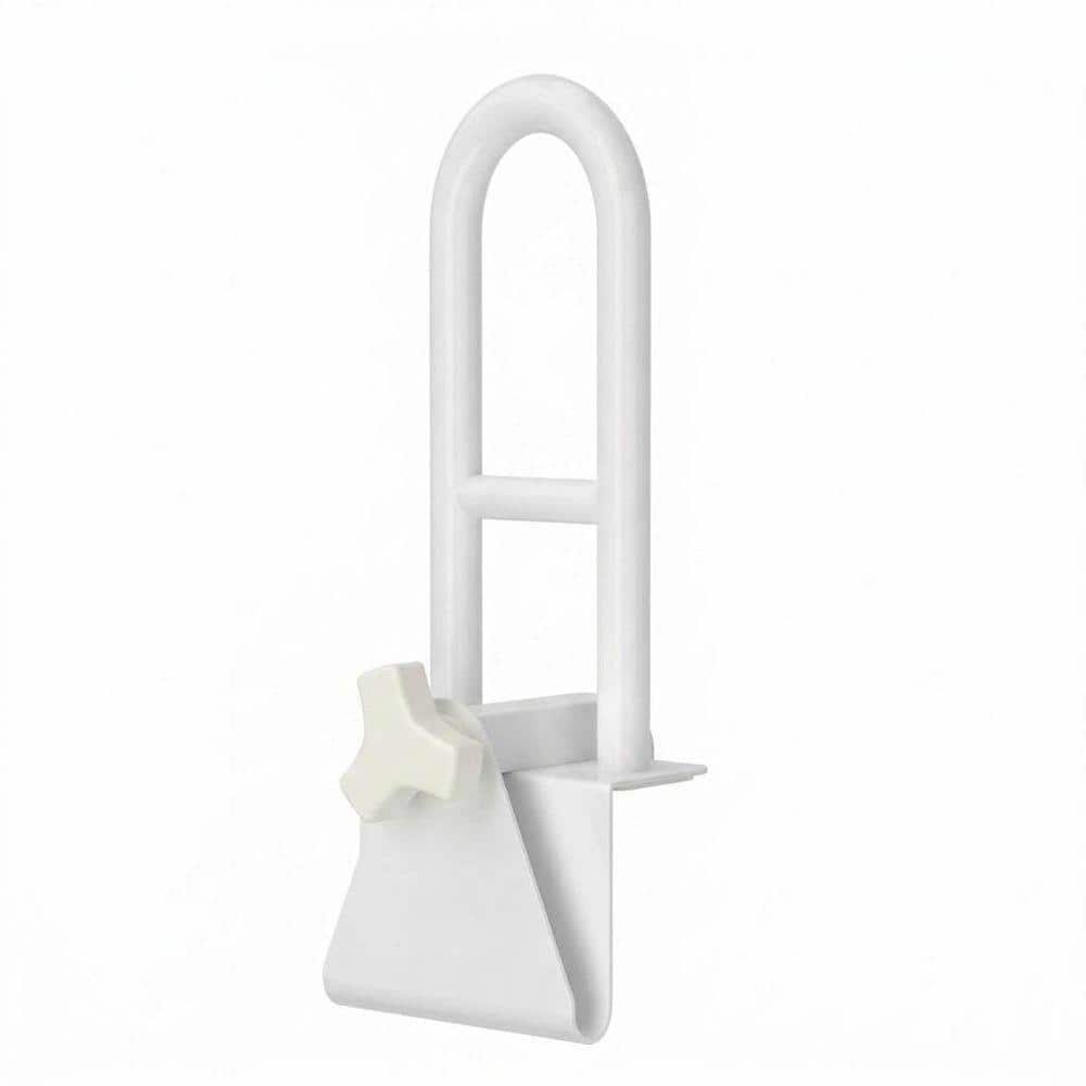 JFVKAF Concealed Screw Bathtub Safety Rail and Shower Grab Bar in White ...