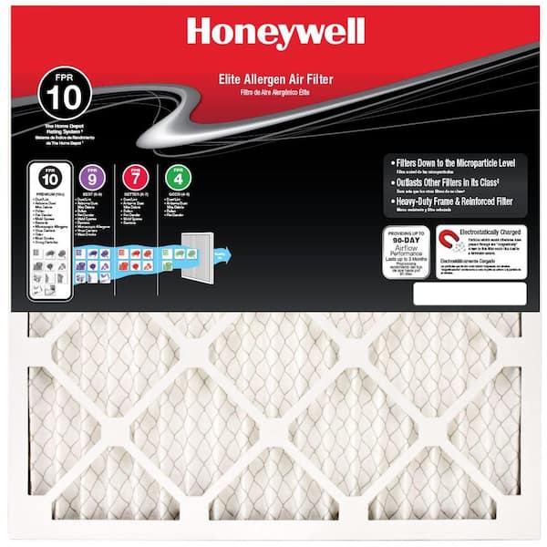 Honeywell 11-1/2  x 19-1/2  x 1  Elite Allergen Pleated FPR 10 Air Filter
