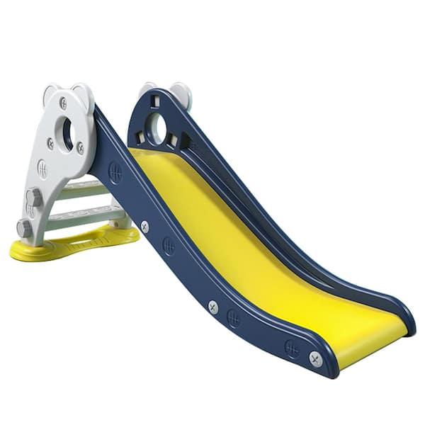 TIRAMISUBEST Kid Slide for Toddler Age 1-3 Indoor Plastic Slide Outdoor Playground Climber Slide