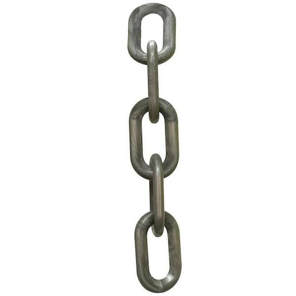 2 in. x 100 ft. Heavy-Duty Plastic Chain in Silver